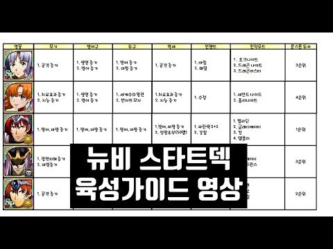 랑그릿사 뉴비 스타트덱 육성가이드 영상 랑그릿사 뉴비 스타트덱 육성가이드 영상