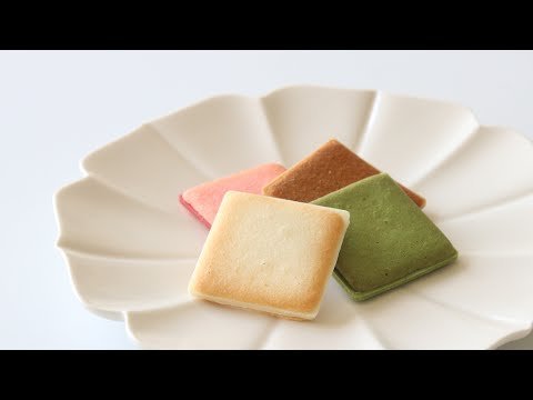 Sub)고오급 쿠크다스! 네가지 맛 랑그드샤 만들기(플레인/말차/딸기/커피둘세)