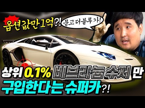 옵션 가격만 1억?! 상위 0.1% 람보르기니 아벤타도르 SVJ!