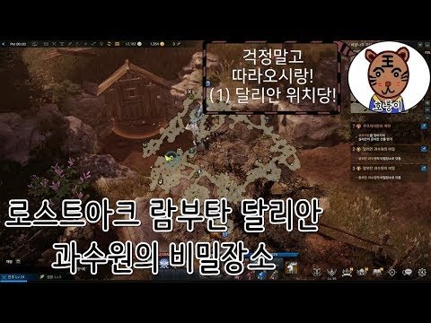 로스트아크 달리안 람부탄 과수원의 비밀장소 위치