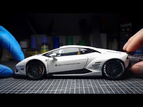 람보르기니를 만들었습니다. 근데 이제 바디킷을 곁들인 (Aoshima 1/24 LB-Works Lamborghini Huracan)
