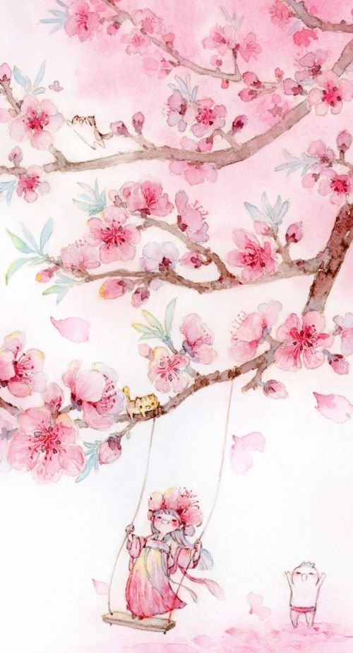 Hướng Dẫn Vẽ Màu Nước Cơ Bản: Cách Vẽ Hoa Đào, Hoa Anh Đào Cực Đơn Giản  Bằng Màu Nước | Nhật Ký Nghệ Thuật, Hoa Anh Đào, Hoa Đạo