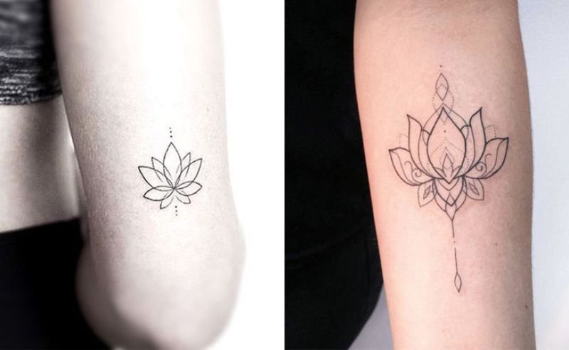 Top 79+ Hình Xăm Hoa Sen Đẹp, Độc Đáo - Scibeauty