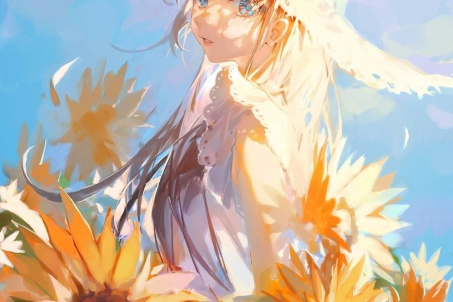 120 Anime Hoa Hướng Dương Ý Tưởng | Anime, Hoa Hướng Dương, Dễ Thương
