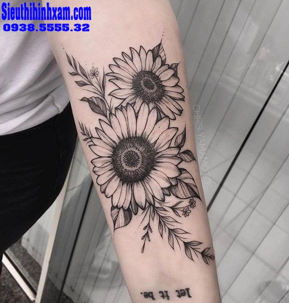 Những Hình Xăm Hoa 10 Giờ Đẹp Nhất - Hình Xăm Hoa Hoa Đồng Tiền-Hình Xăm Hoa  Mặt Trời . !!! | Sunflower Tattoos, Cool Tattoos, Sunflower Tattoo Shoulder