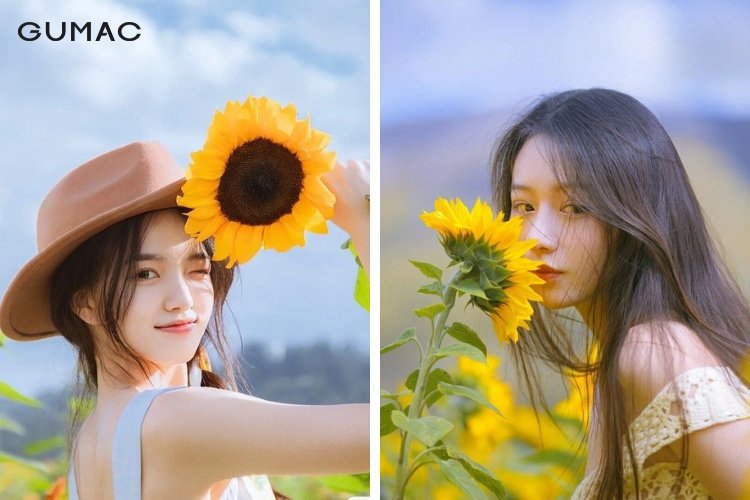 Chụp Ảnh Với Hoa Hướng Dương Mặc Gì Để Tươi Tắn Và Xinh Xắn