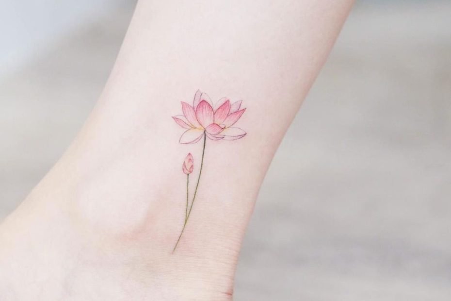 Ý Nghĩa Hình Xăm Hoa Sen? Những Mẫu Hình Xăm Hoa Sen Mini Đẹp Nhất